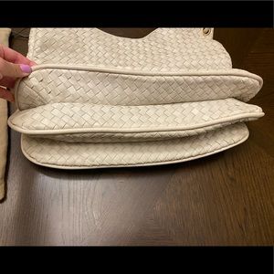 BOTTEGA VENETA's signature white (ivory) bags